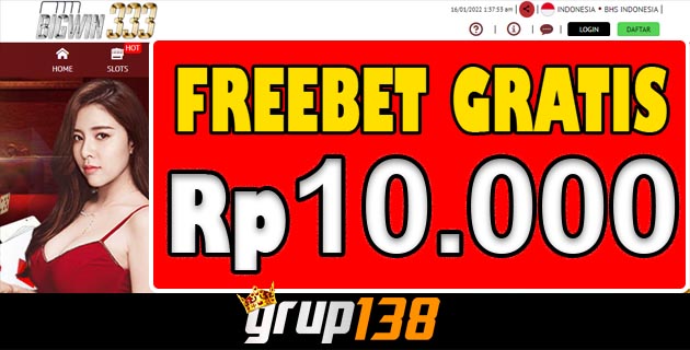 BigWin333 Freebet Gratis Tanpa Deposit Rp 10.000
