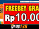 Kuy888 Freebet Gratis Member Baru Rp 10.000 Tanpa Deposit