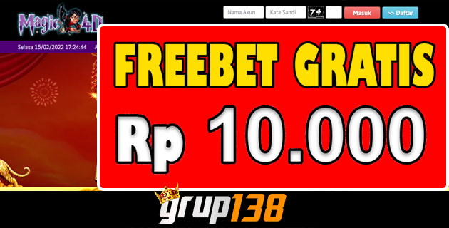 Magic4d Freebet Gratis Member Baru Rp 10.000 Tanpa Deposit